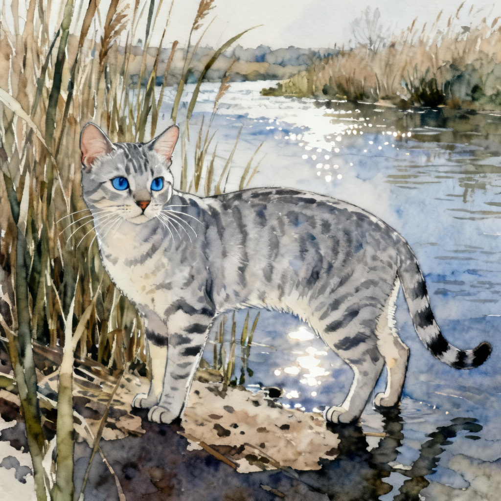 AI RiverClan Silver Tabby Hunter