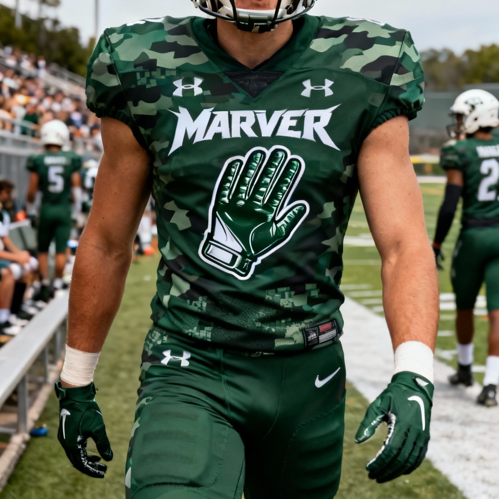 AI camouflage alternate football uniform
