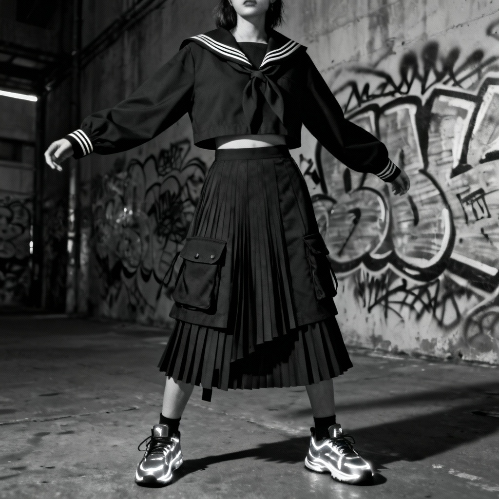AI Modern Streetwear Sailor Uniform