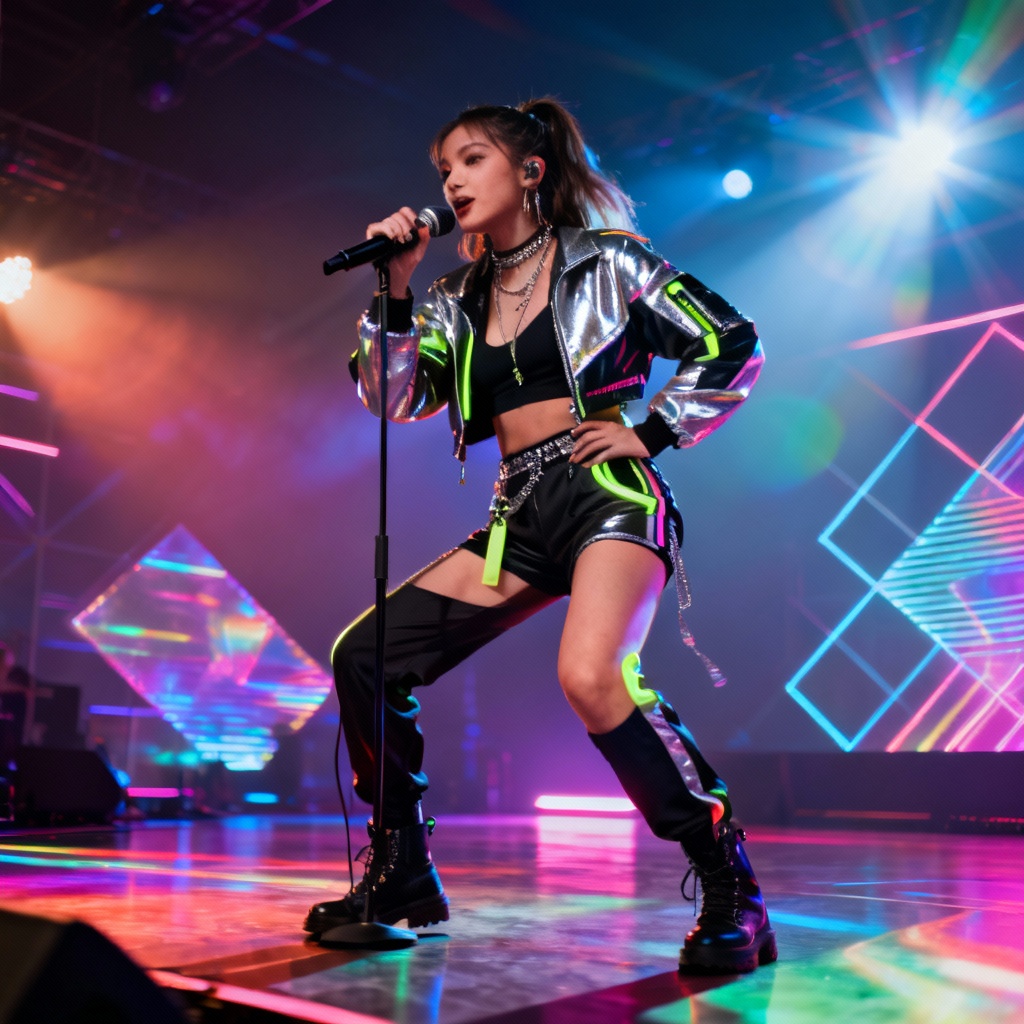 AI Pop Idol Celebrity Girl