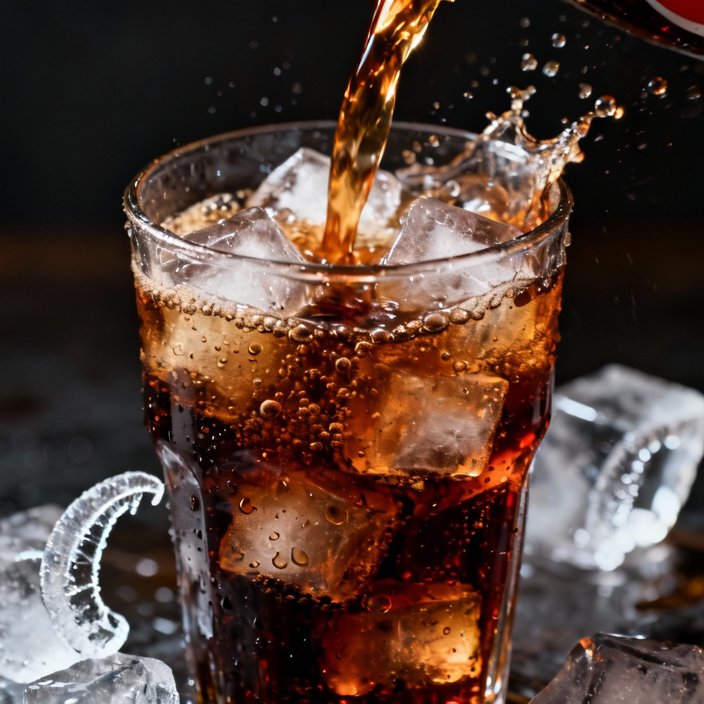 AI Cola Pour With Ice