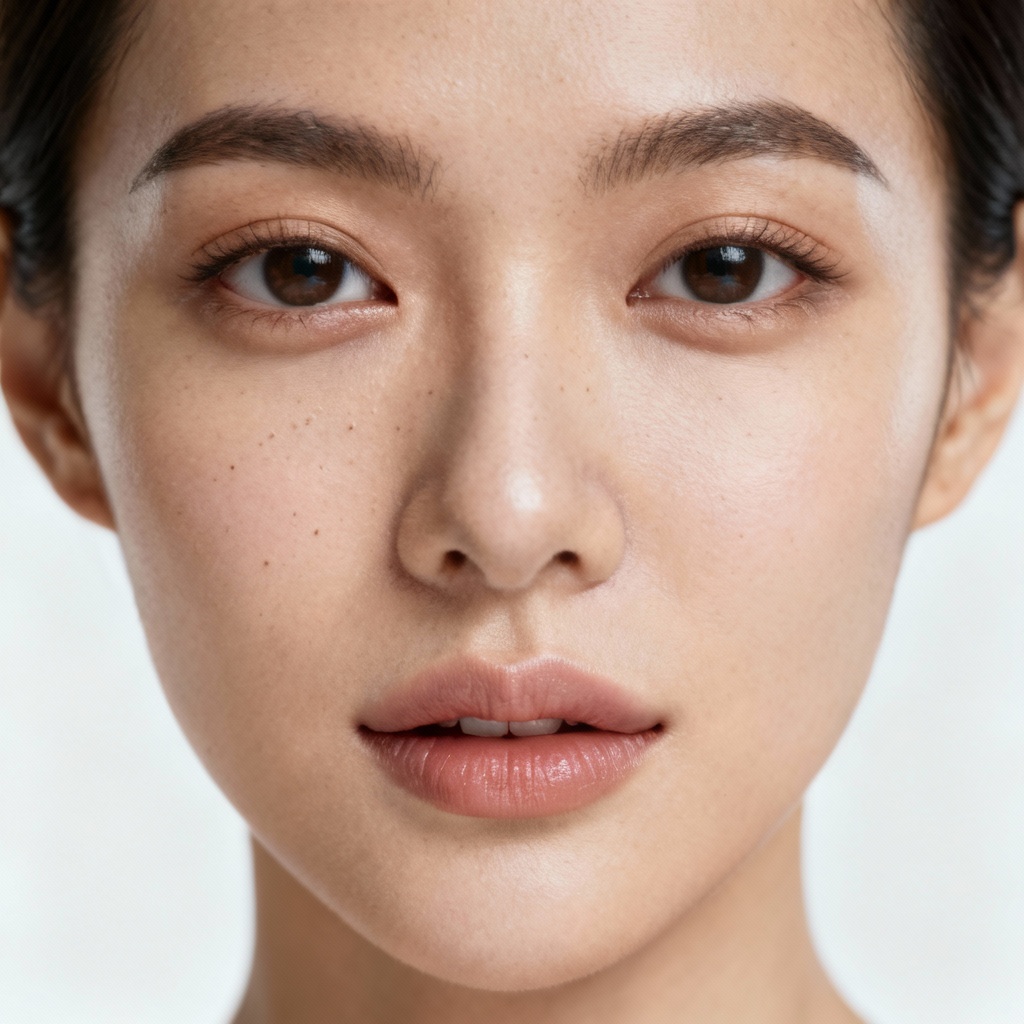AI Zoomed Portrait Skin Detail