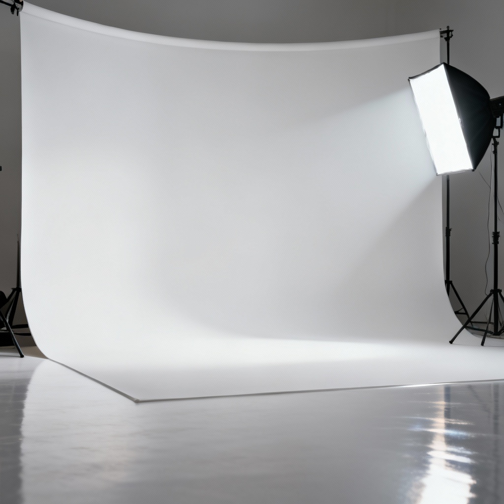 AI Studio Background White Cyclorama