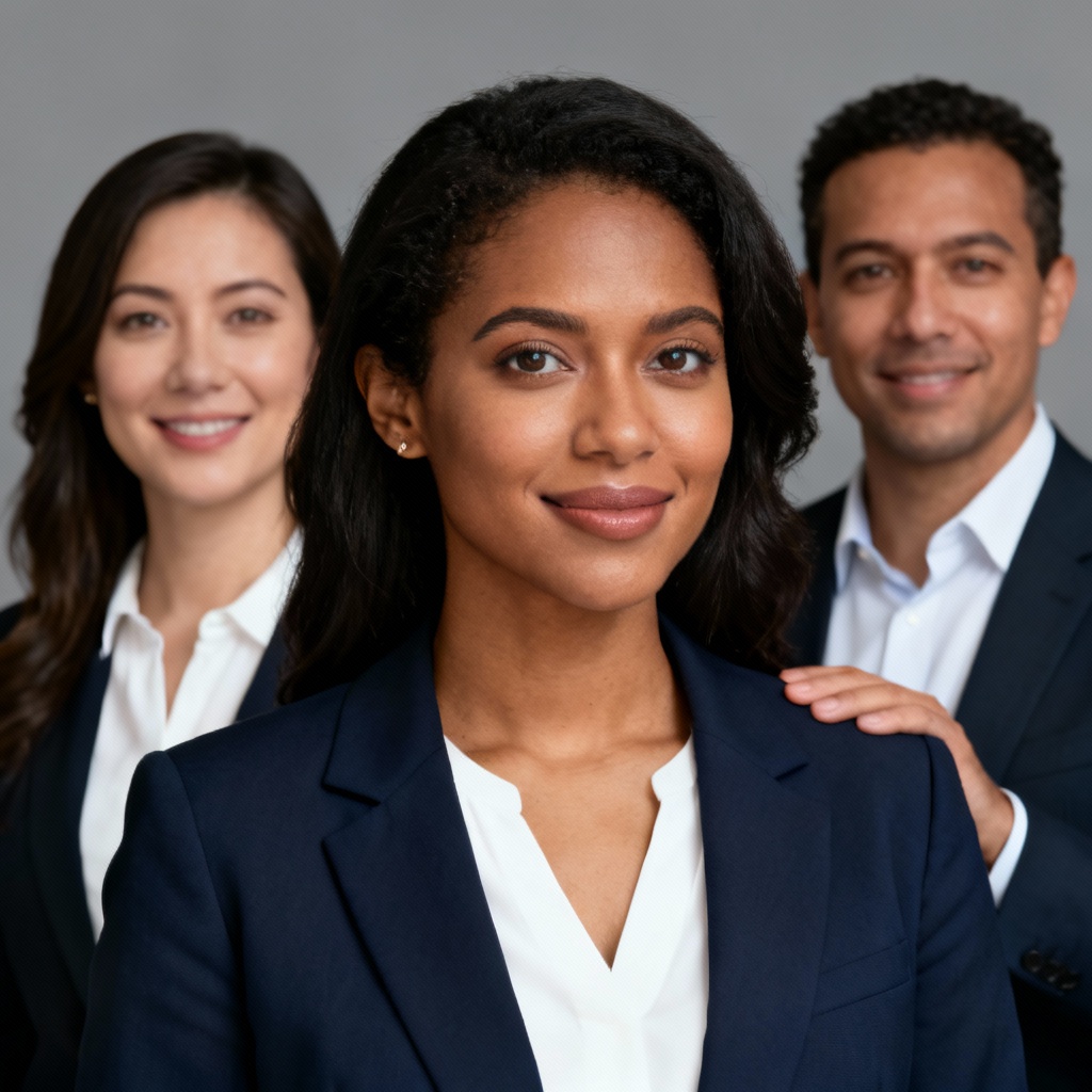 AI Team Headshot Grid For Company About Page