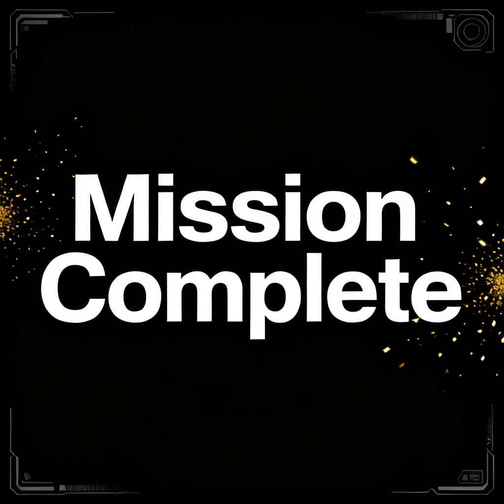 AI GTA-style mission title card graphic