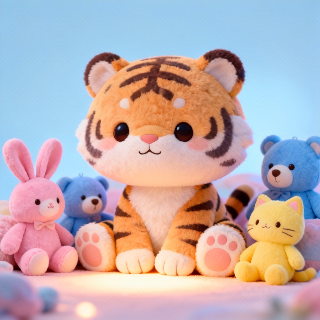 AI chibi pet tiger