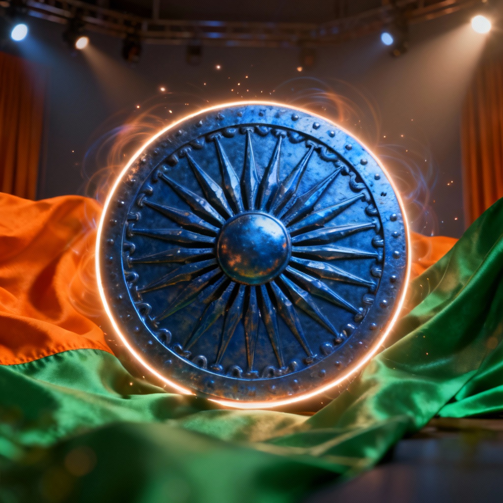 AI Ashoka Chakra Design