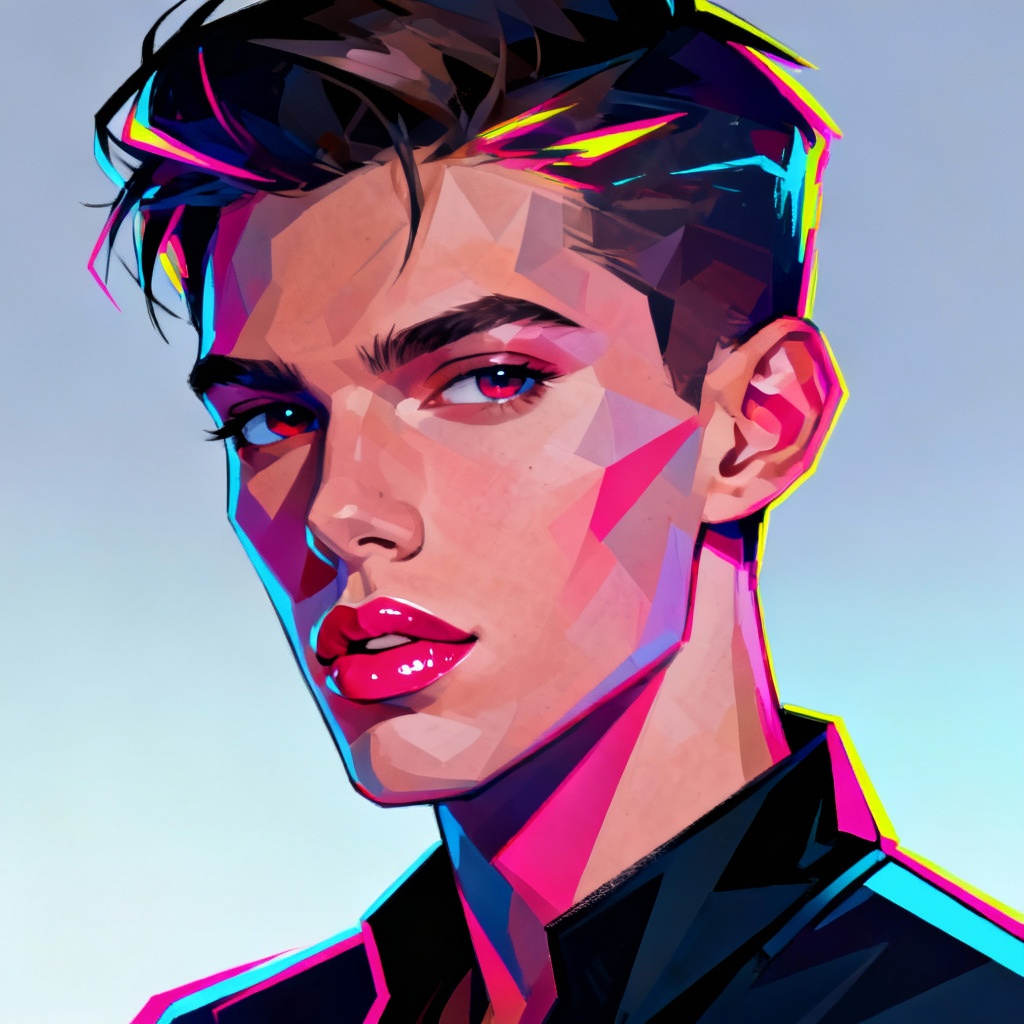 AI Varspura Neon Edge Portrait