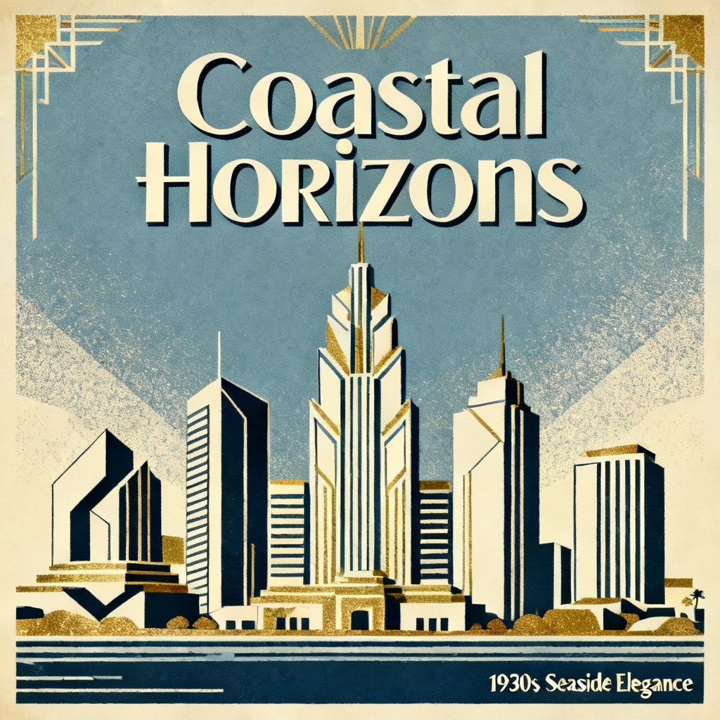 AI timeless generator art deco travel poster