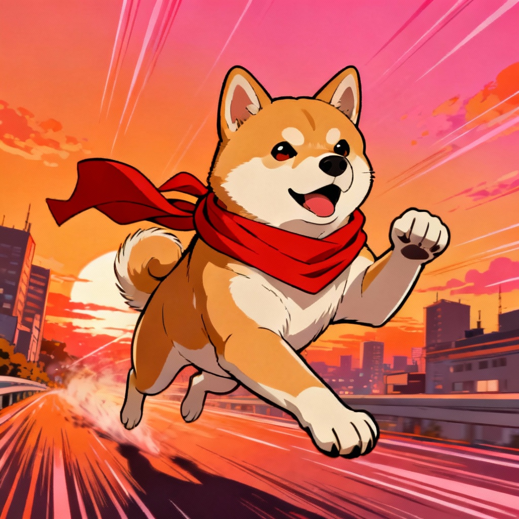 AI anime shiba inu character