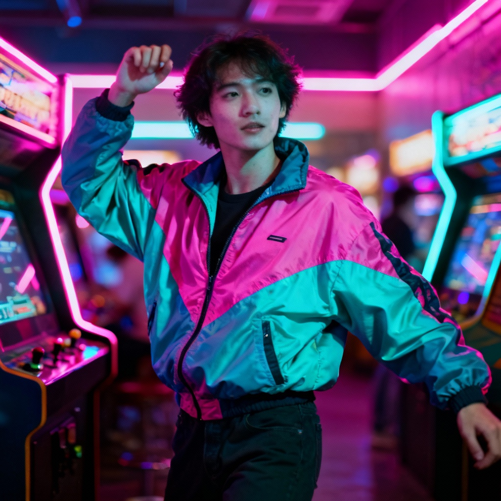 AI 1980s Retro Portrait