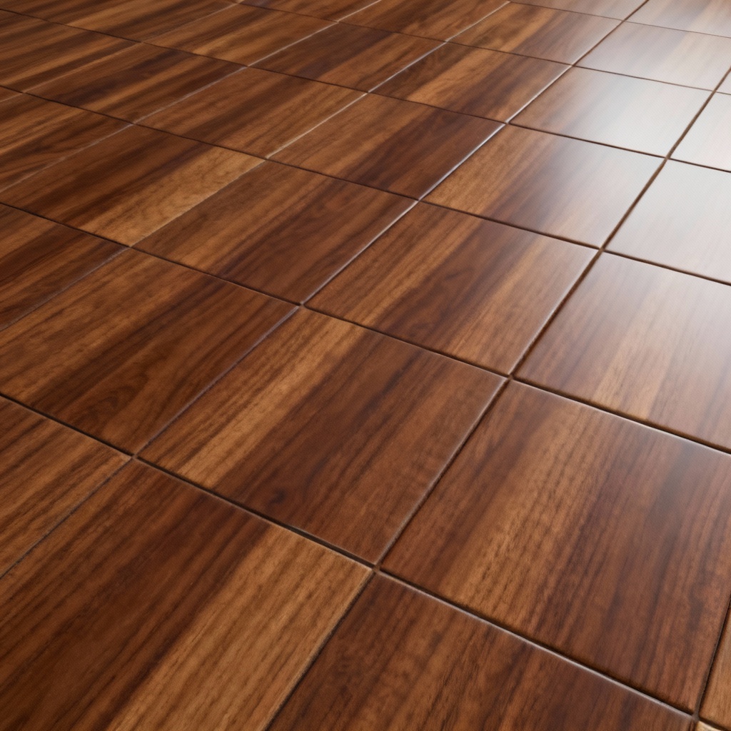 AI generated seamless walnut wood texture