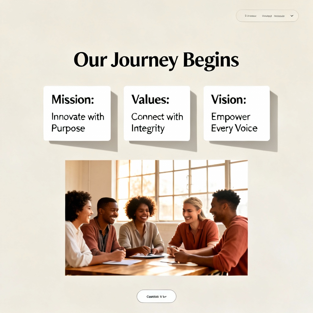 AI brand story about section