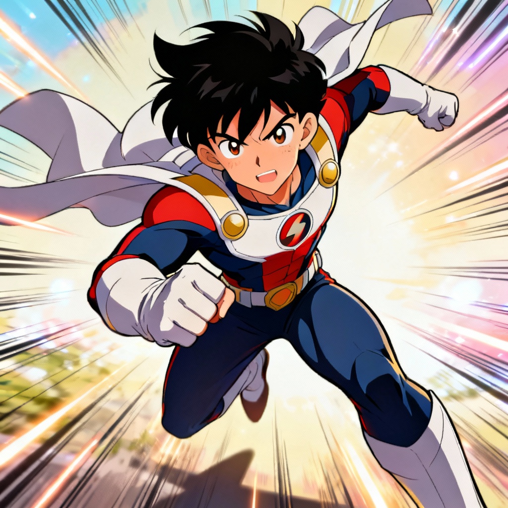 AI anime body swap character render