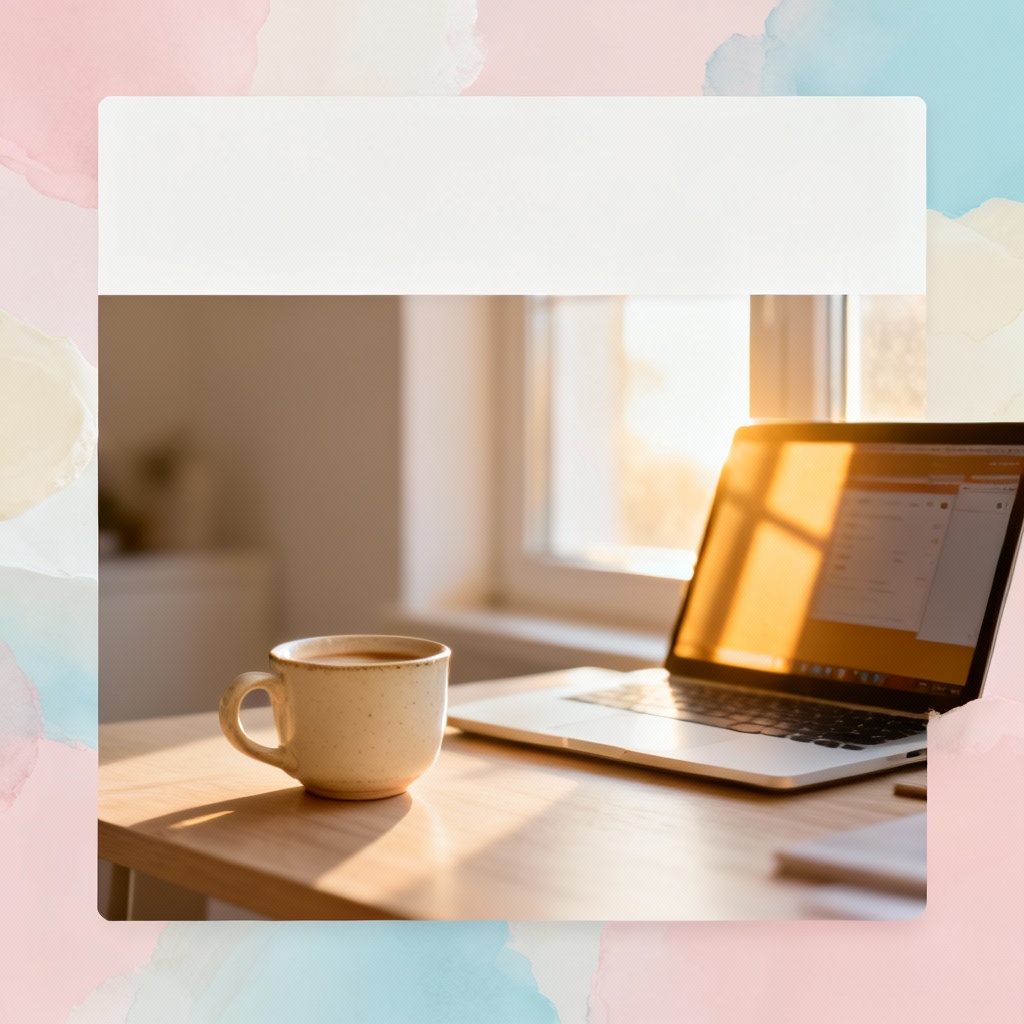 Stylish email newsletter header with lifestyle imagery
