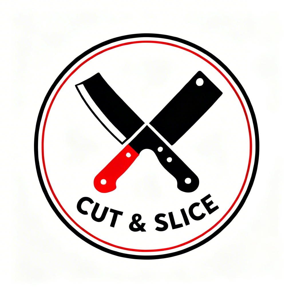 AI butcher logo badge design
