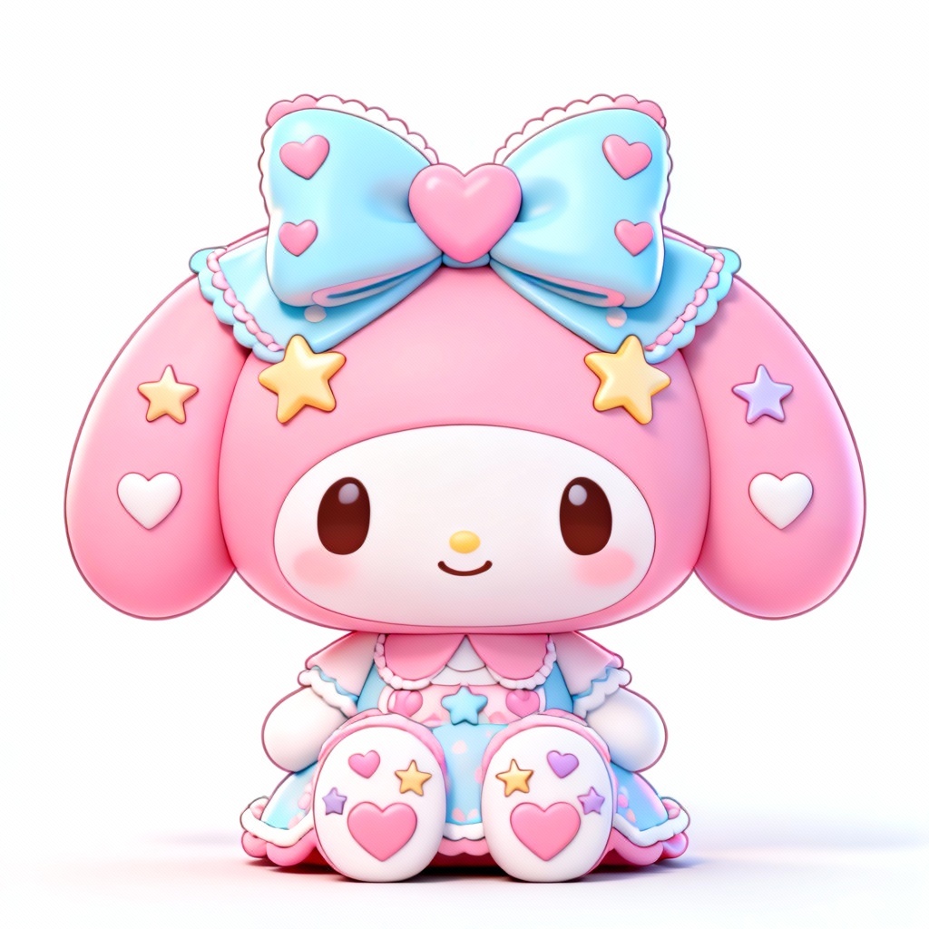 AI Sanrio-style kawaii mascot hero image