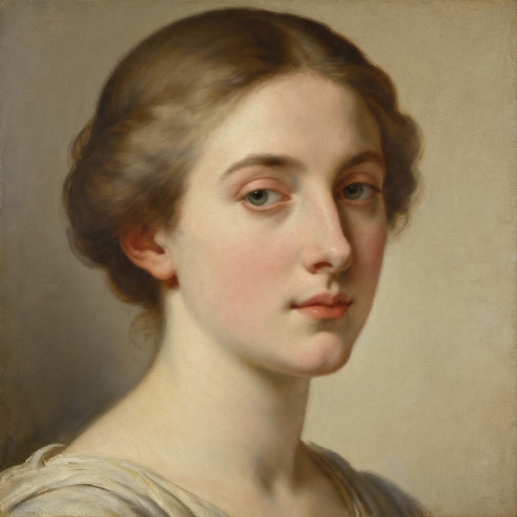 AI renaissance-style portrait painting