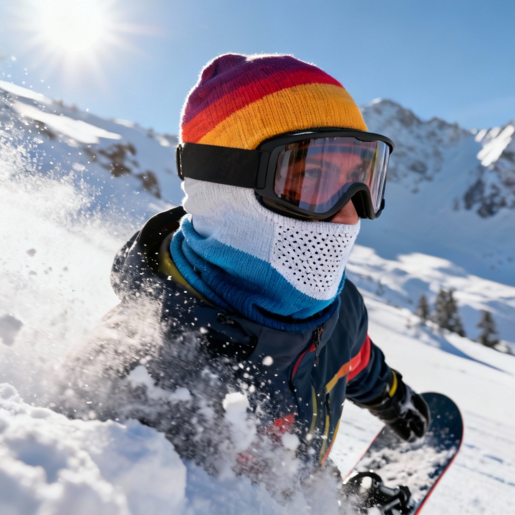 AI ski balaclava winter headwear