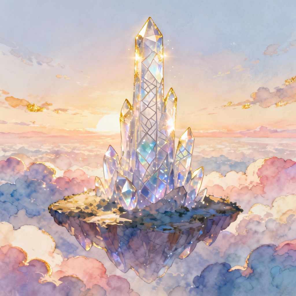 AI Fantasy Crystal Spire