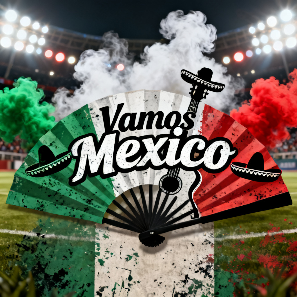 AI mariachi-themed Mexico World Cup fan banner