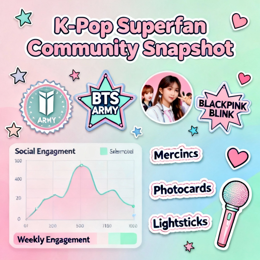 AI community audience profile for K-pop superfans