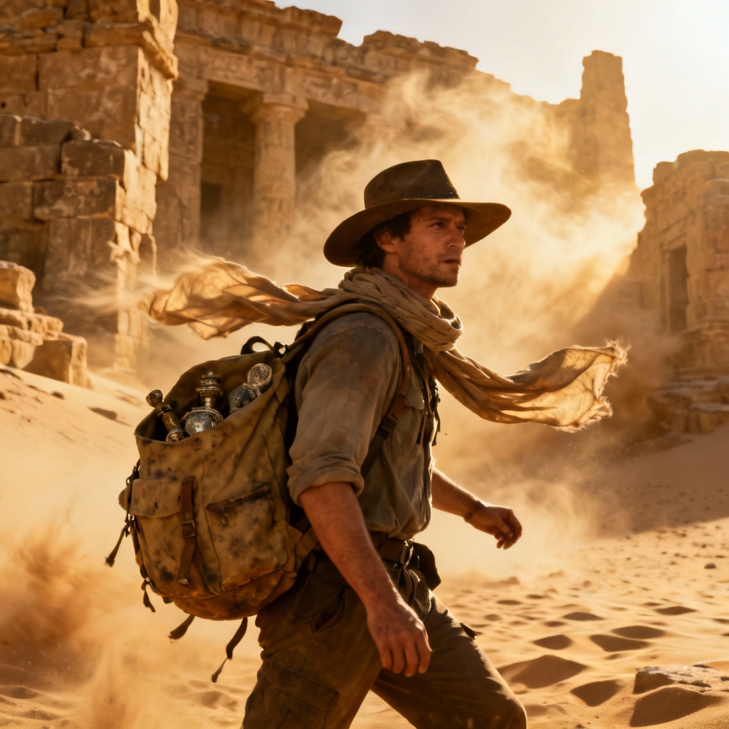 AI Desert Explorer Relic Hunter