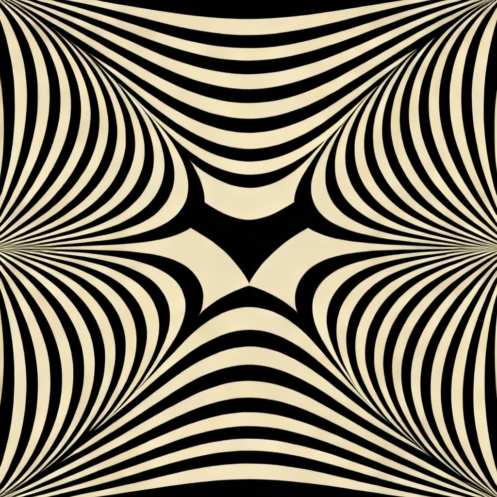 AI op art moire stripe seamless pattern