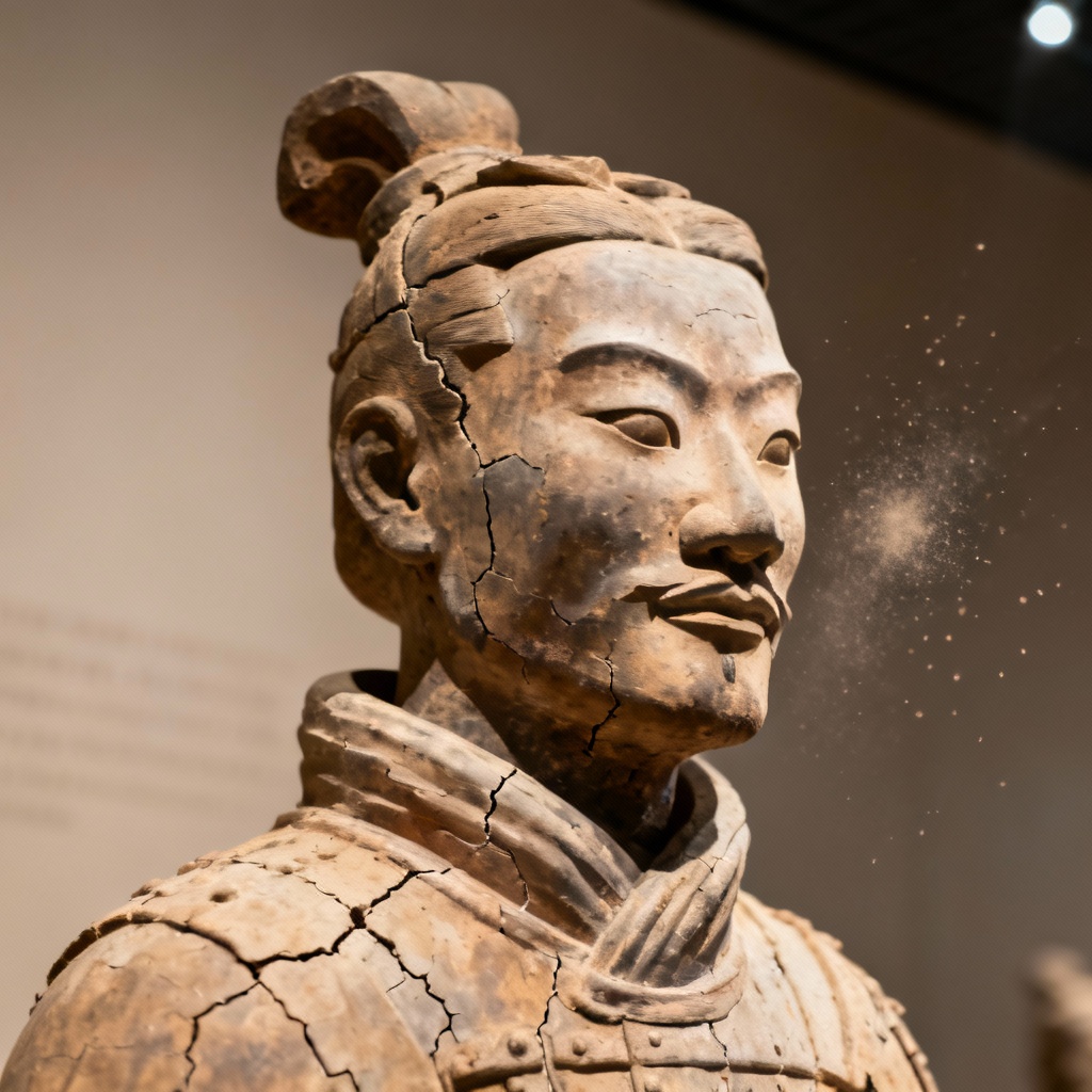 AI Terracotta Warrior portrait