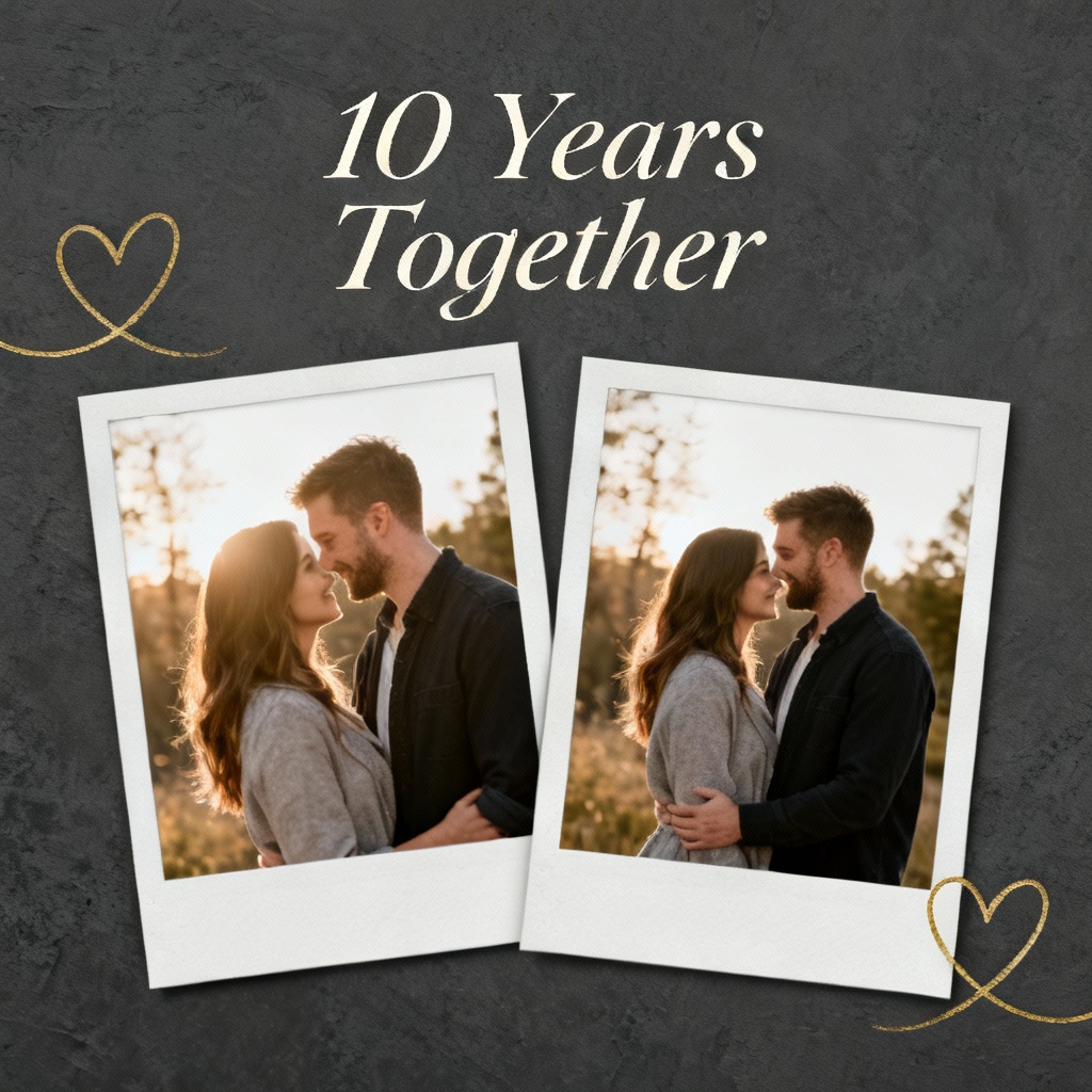 AI Photo Anniversary Greeting Card