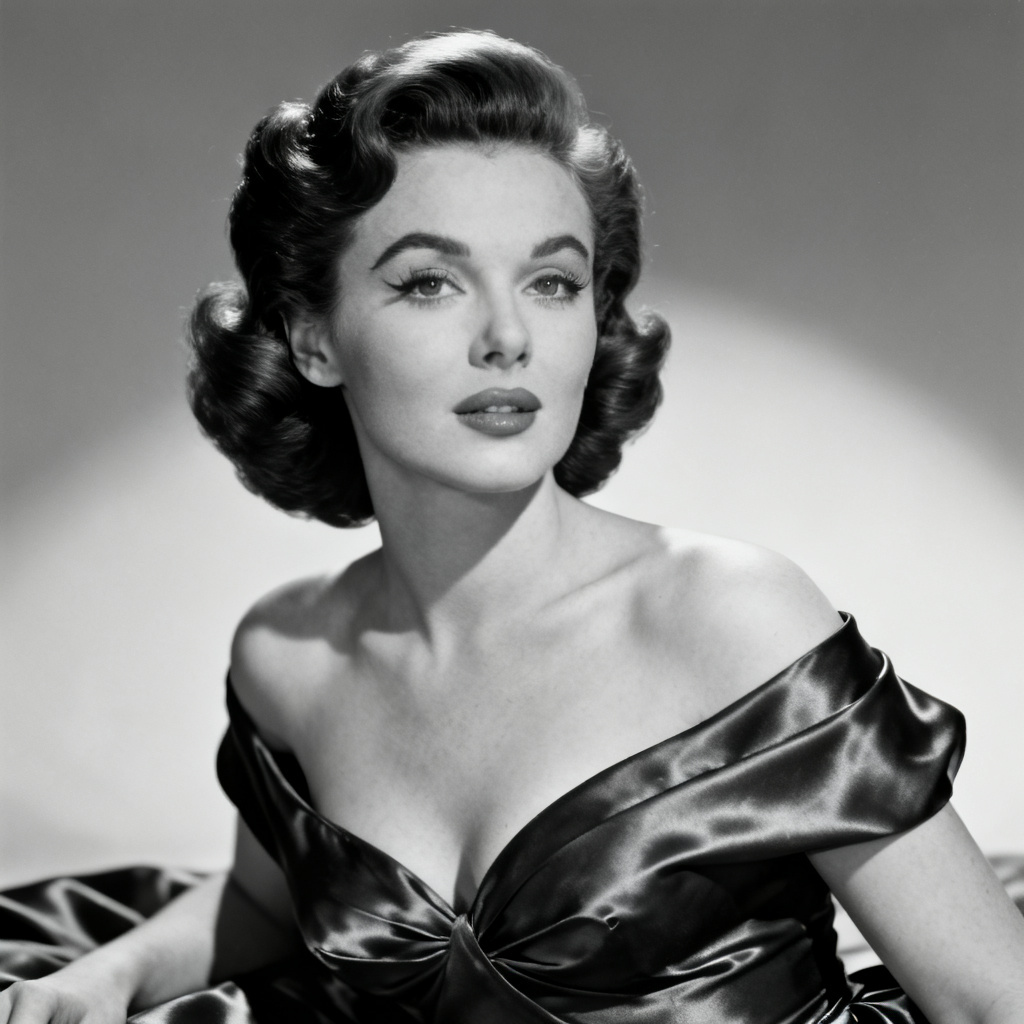 AI vintage Hollywood celebrity image