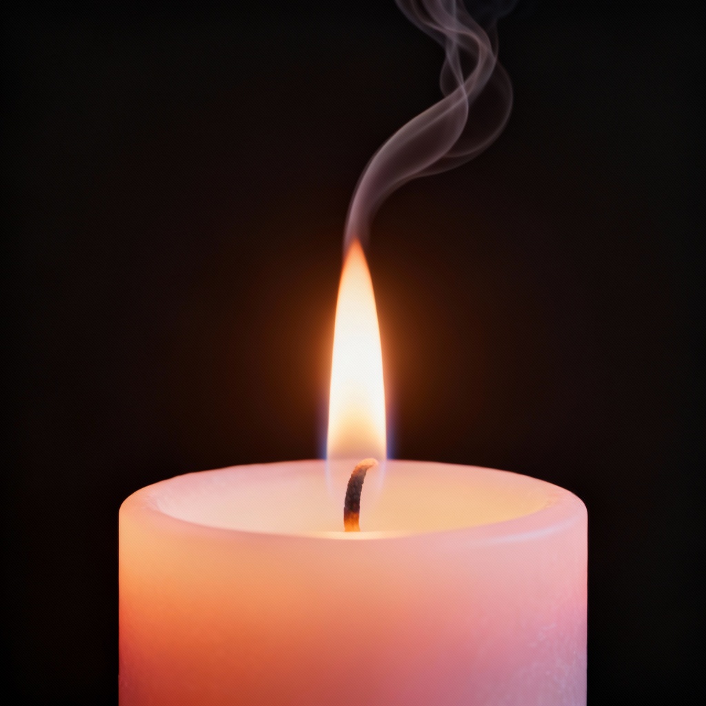 Candle flame PNG with transparent background