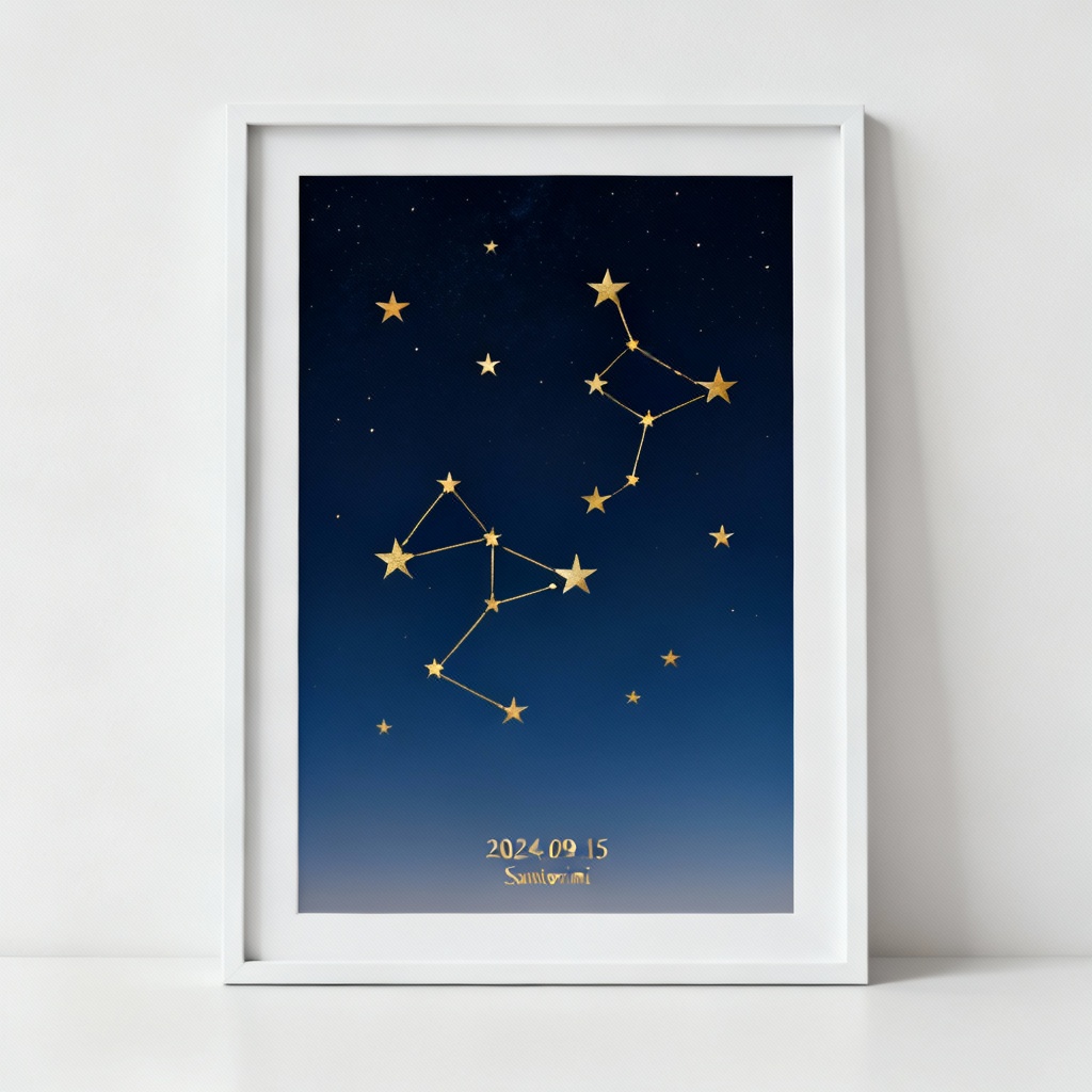 AI Star Map Wedding Gift