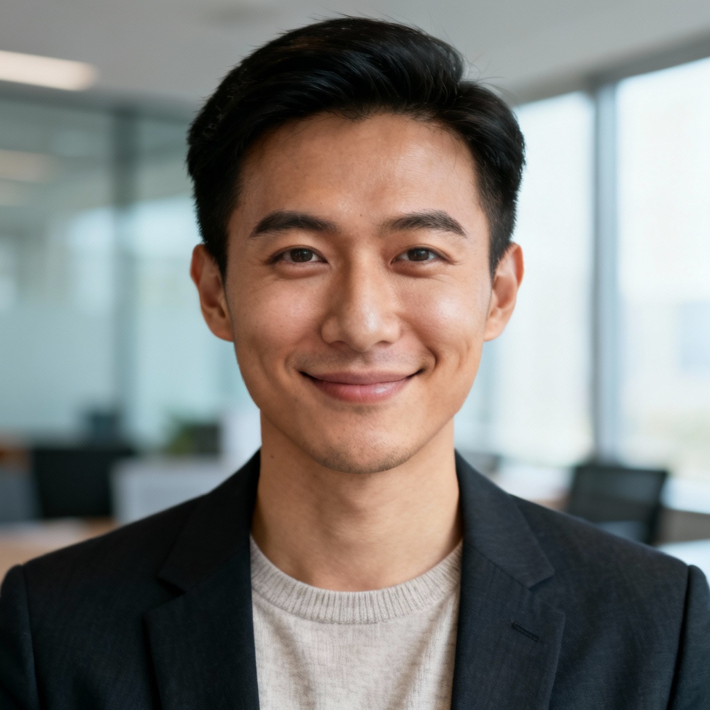 AI Tech Casual LinkedIn Headshot