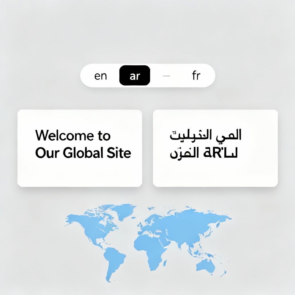 AI static website generator with multilingual switcher