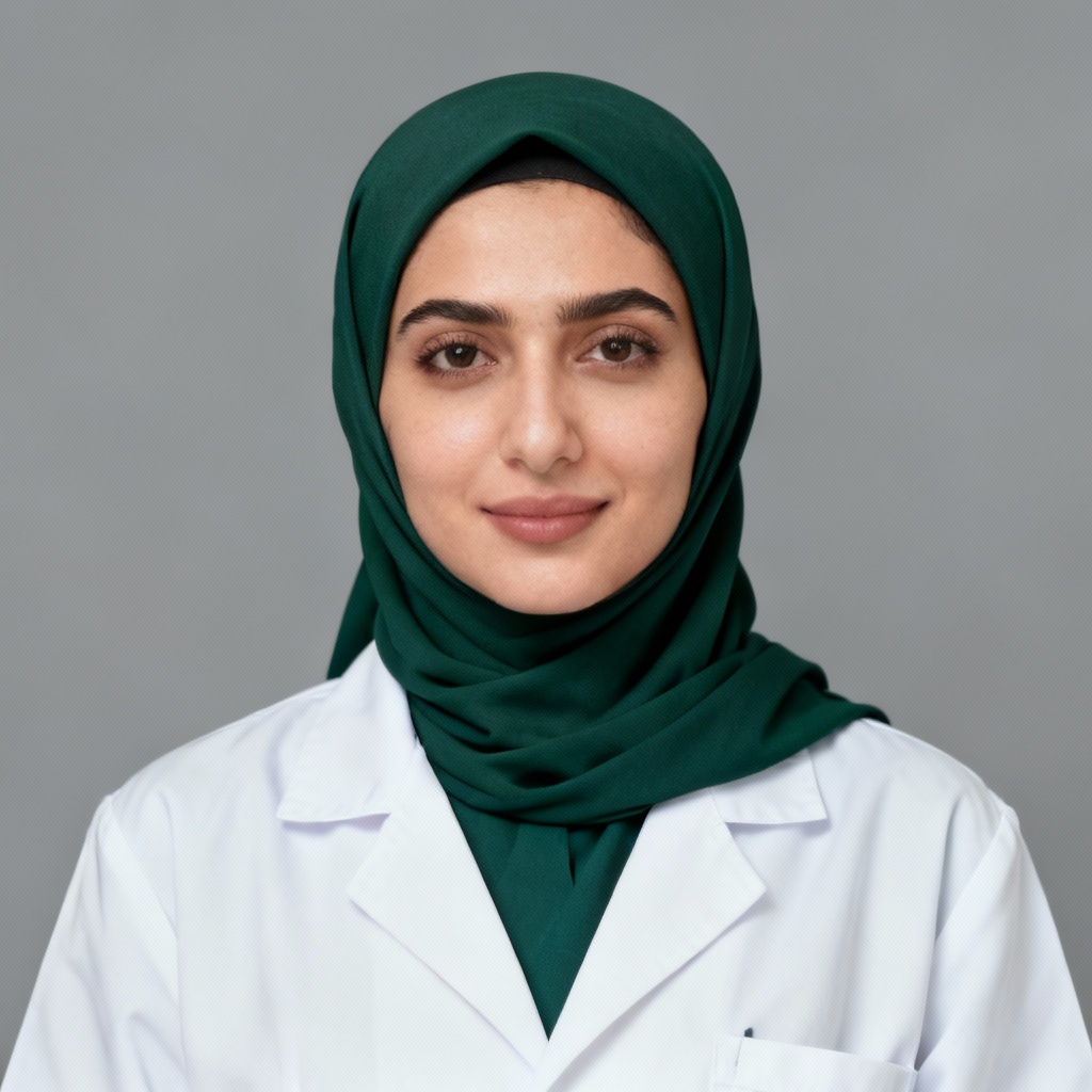 AI doctor hijab ID photo