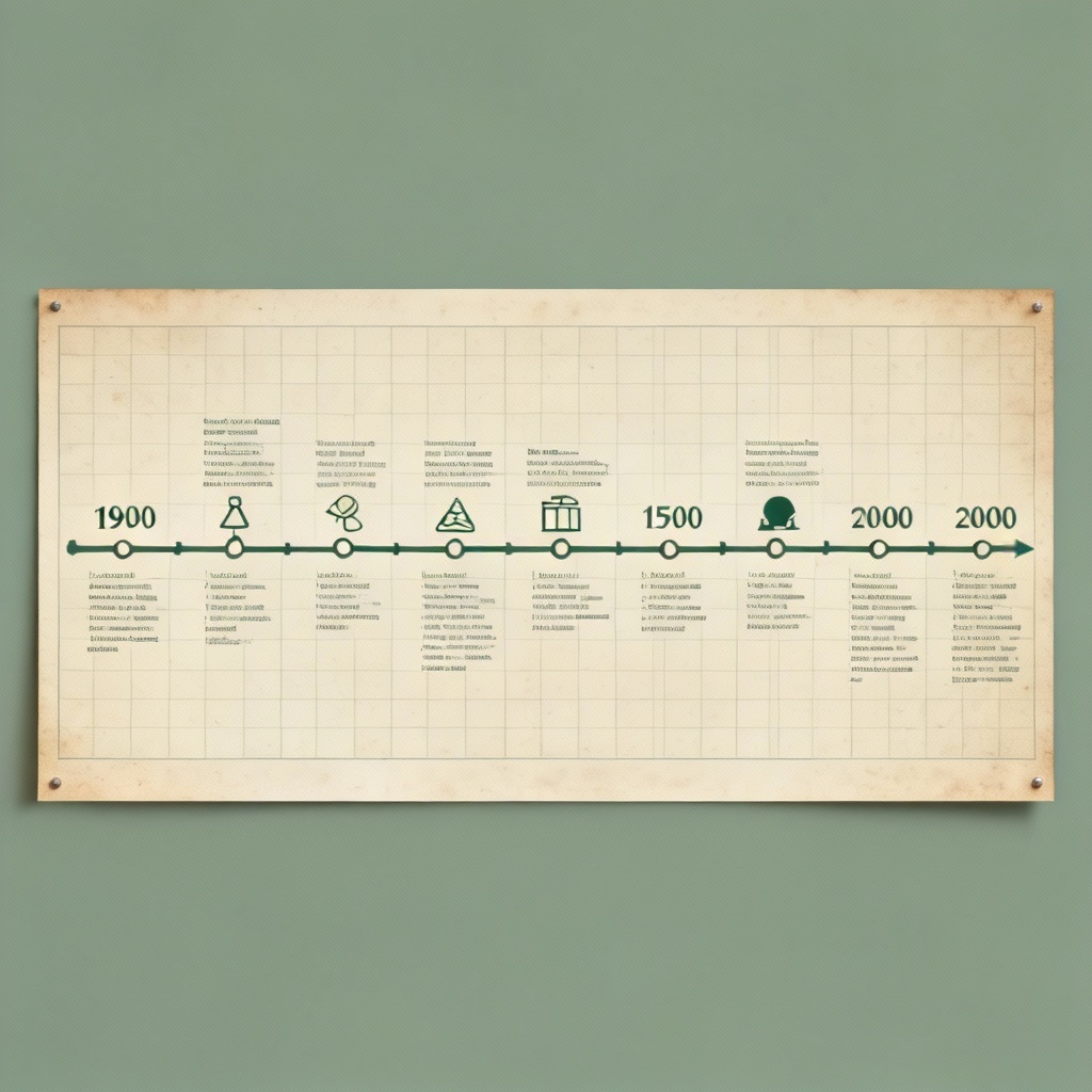 AI history timeline classroom poster