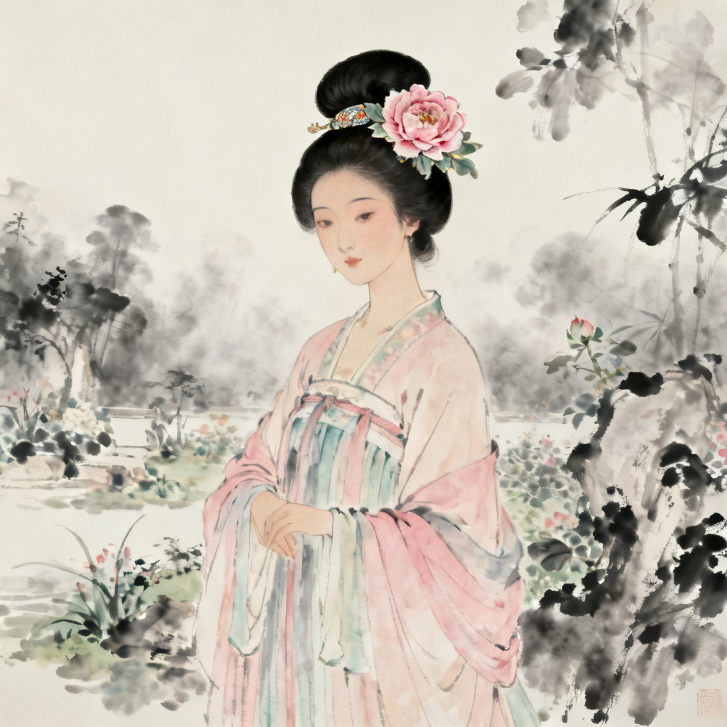AI Ancient Chinese Beauty Artwork