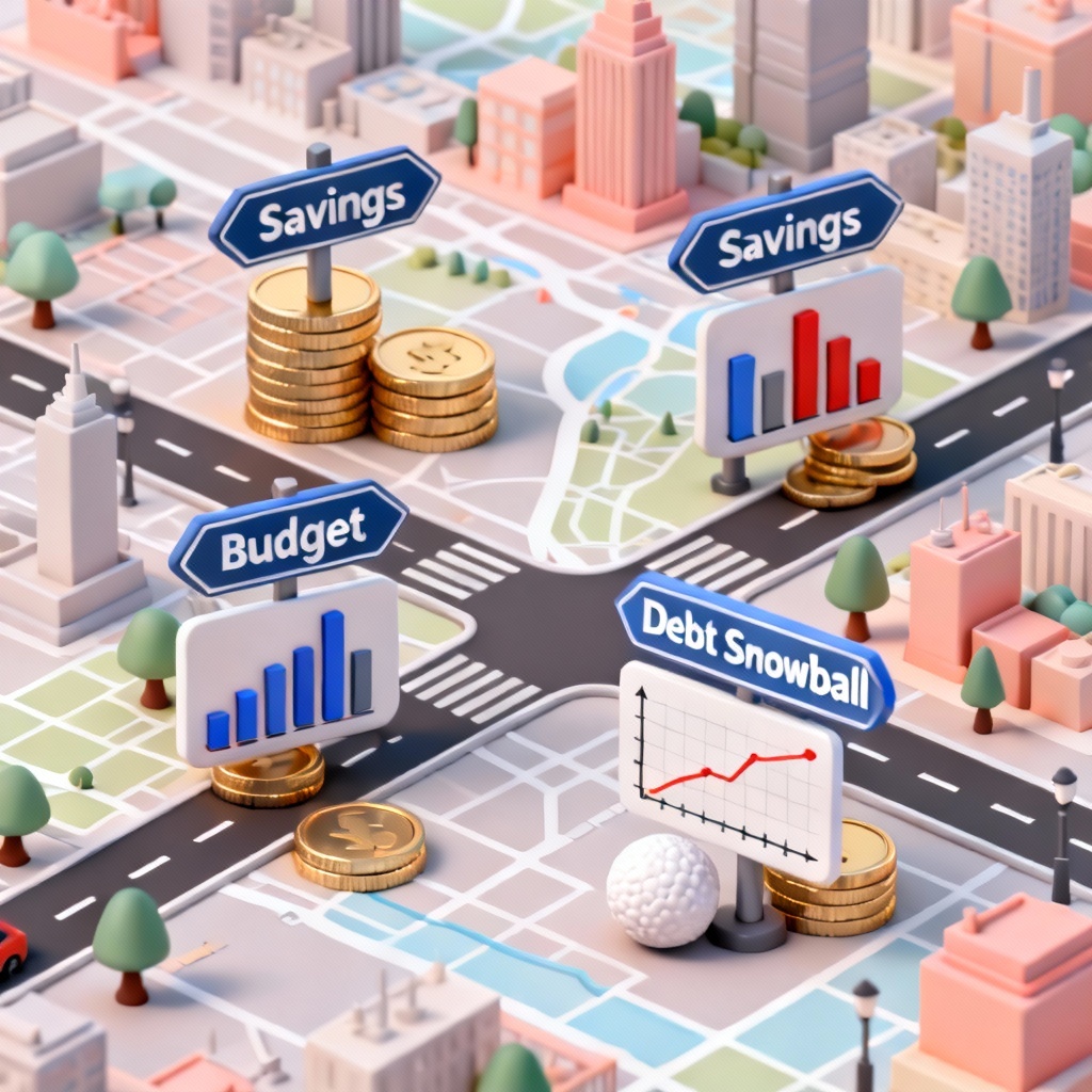 Financial roadmap for 2026 with savings and budget goals