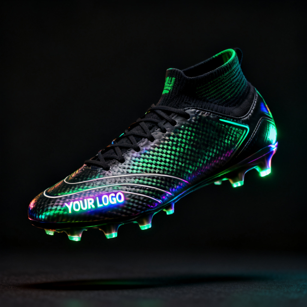 AI carbon fiber speed soccer cleats design