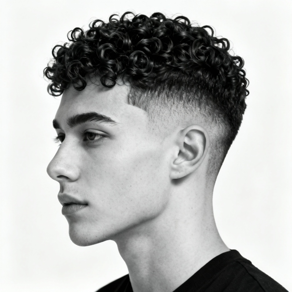 AI short tapered cut with coils