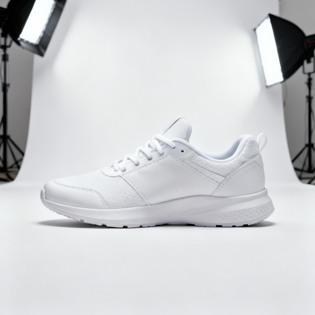 AI high resolution ecommerce sneaker packshot