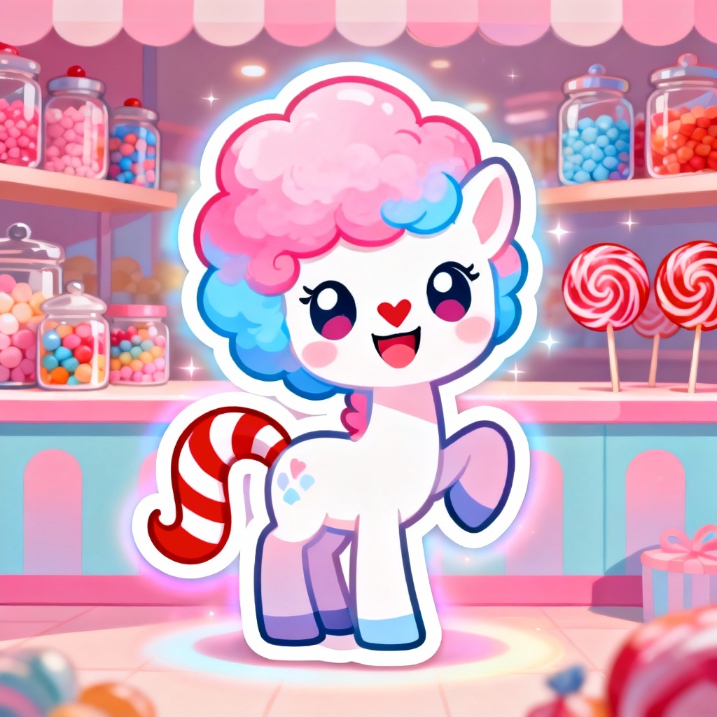 MLP AI generator candy shop pony mascot