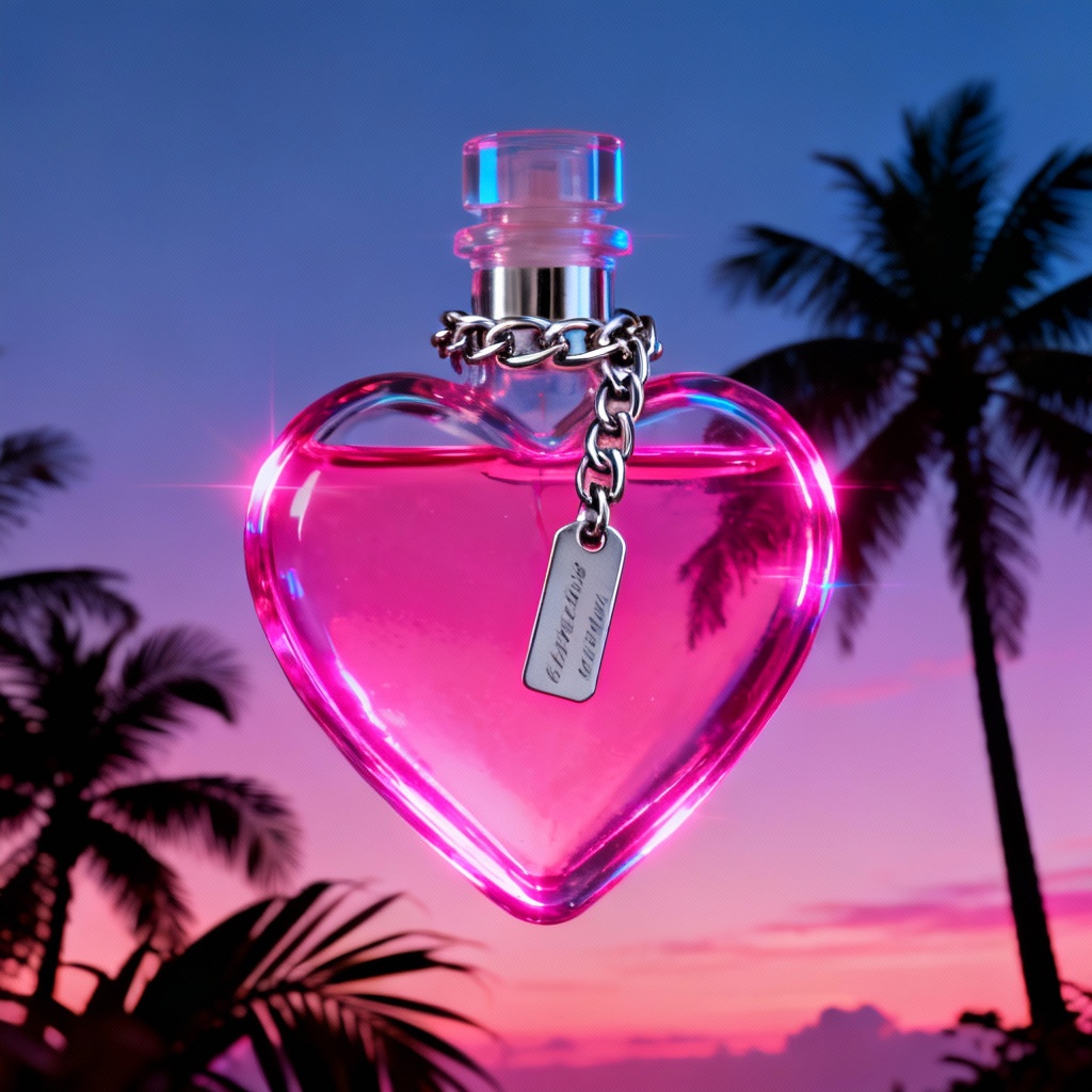 AI vaporwave love potion