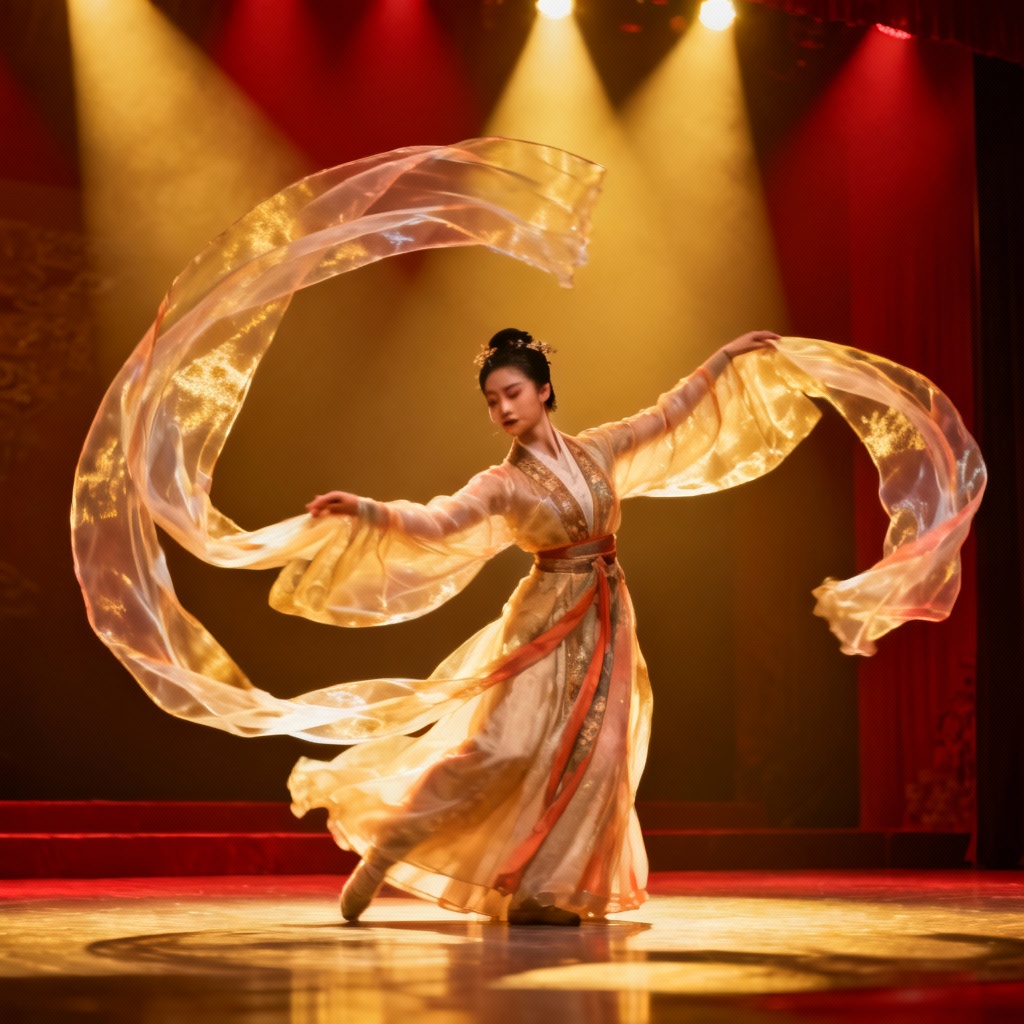 AI Hanfu Water Sleeves Dance