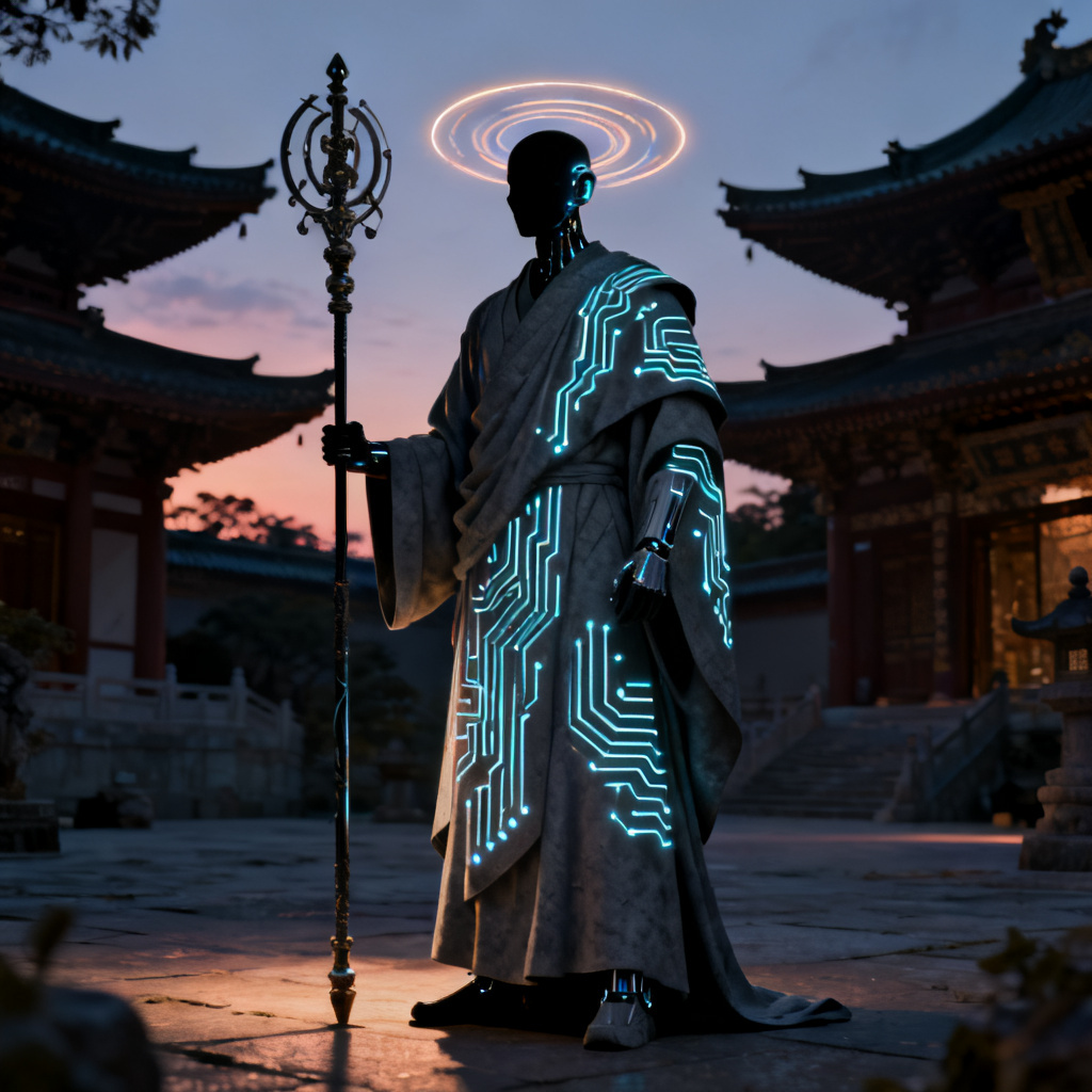 AI Yaelokre OC Cyber Monastery Guardian