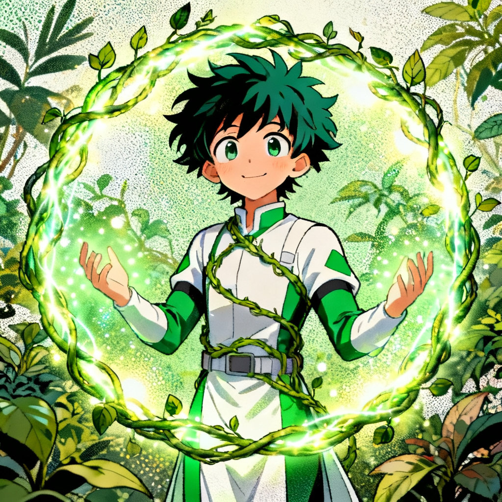 AI MHA OC Plant Healer