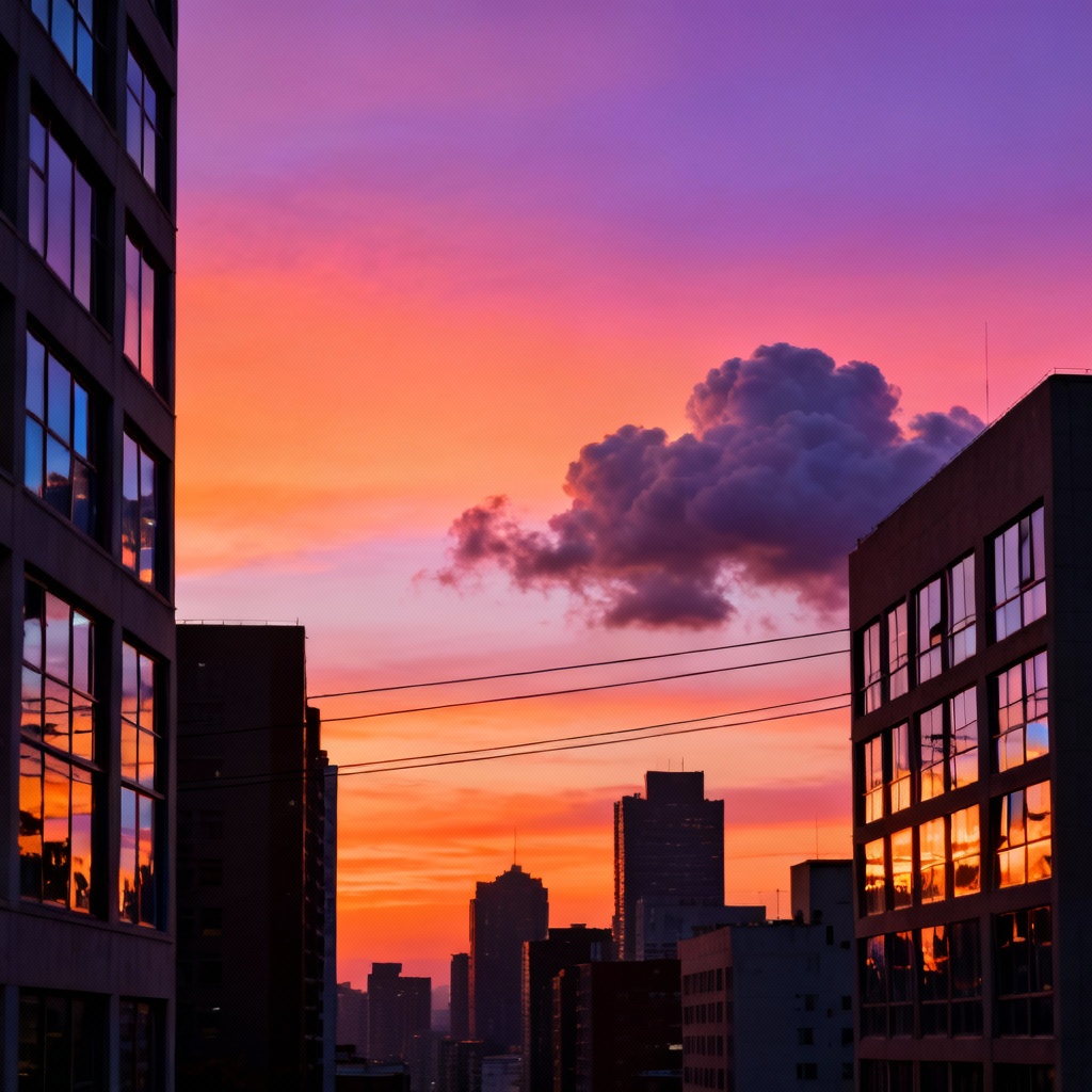 AI erases power lines from skyline photo