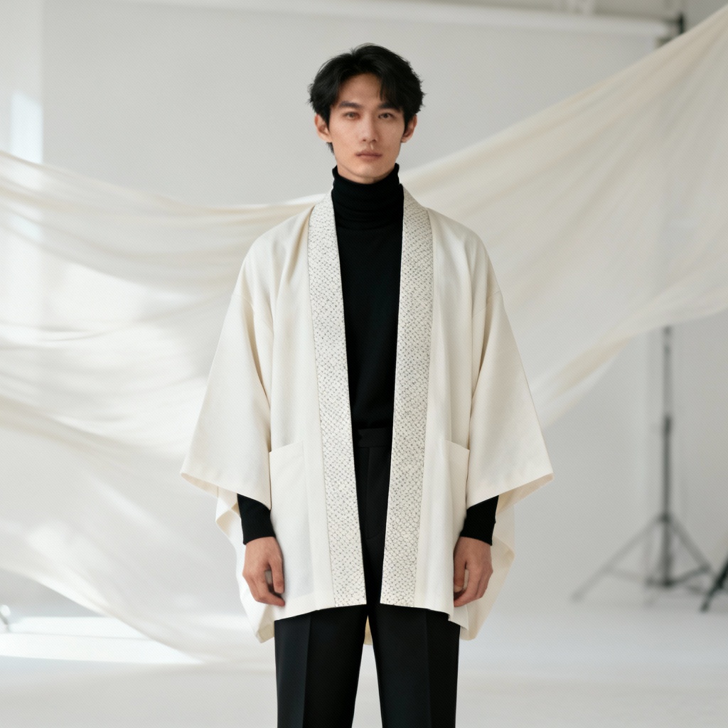 AI modern casual haori outfit