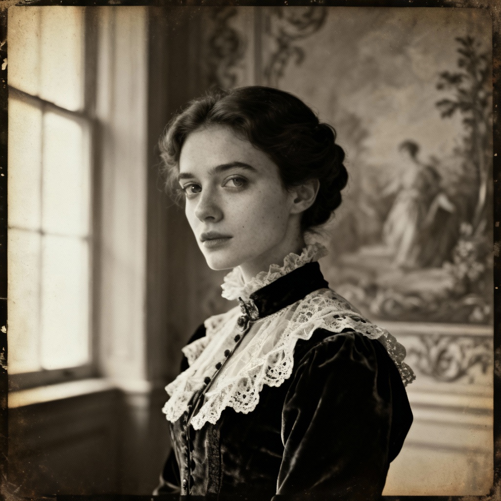AI Victorian Time Travel Portrait